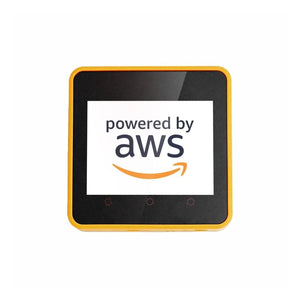 M5Stack Core2 for AWS white background front powered by AWS image