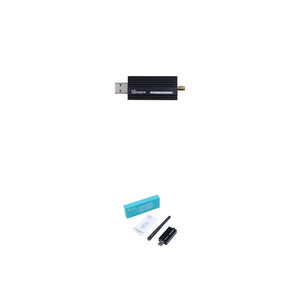 Seeed Studio Sonoff ZBDongle-E white background front and antenna combo image