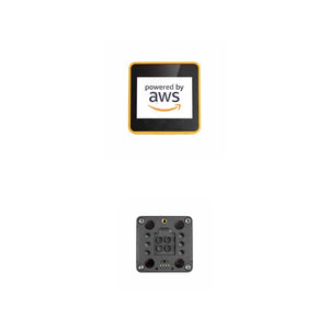 M5Stack Core2 for AWS white background front and bottom combo image