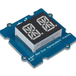 Grove 2 Digit Red Dual Alphanumeric Display Nixie Tube - OpenELAB