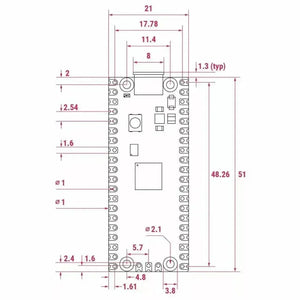 Raspberry Pi Pico 2 RP2350(Pre-Order) - OpenELAB