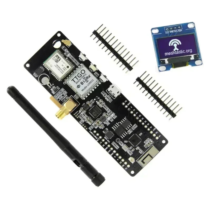 LILYGO T-Beam Meshtastic | Carte ESP32 LoRa GPS pour réseaux hors réseau