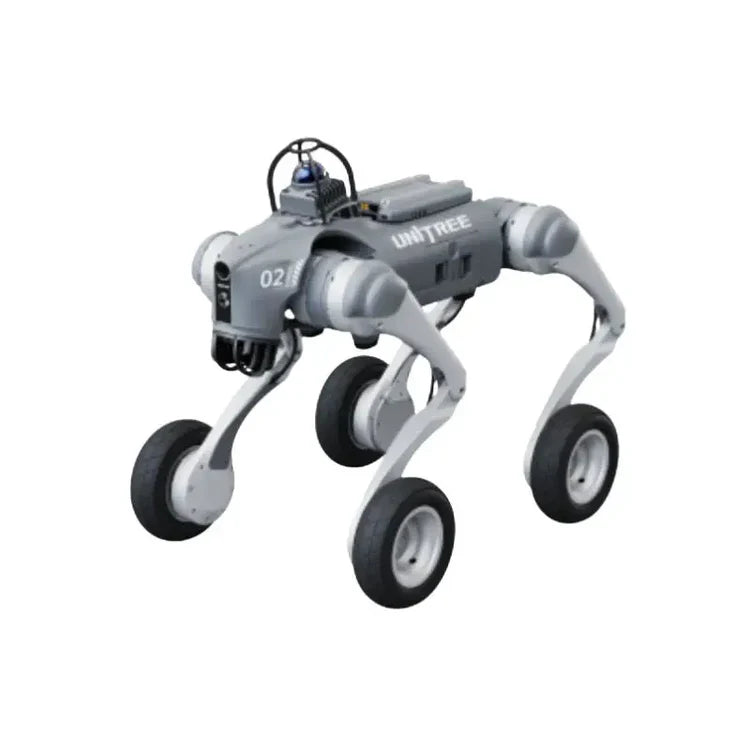 Unitree Go2W U3 Pyörillä varustettu robottikoira edistyneellä tekoälyliikkeen ohjauksella