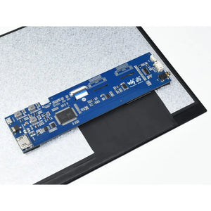 Waveshare 15.6 inch QLED touch display installation view
