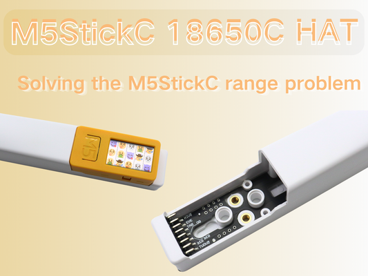 M5StickC 18650C HAT: Solving the M5StickC range problem