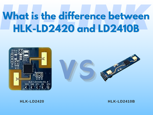 What is the difference between HLK-LD2420 and LD2410B