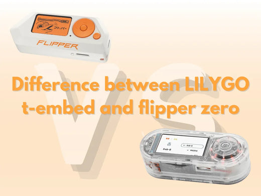 Difference between LILYGO t-embed c1101 and flipper zero