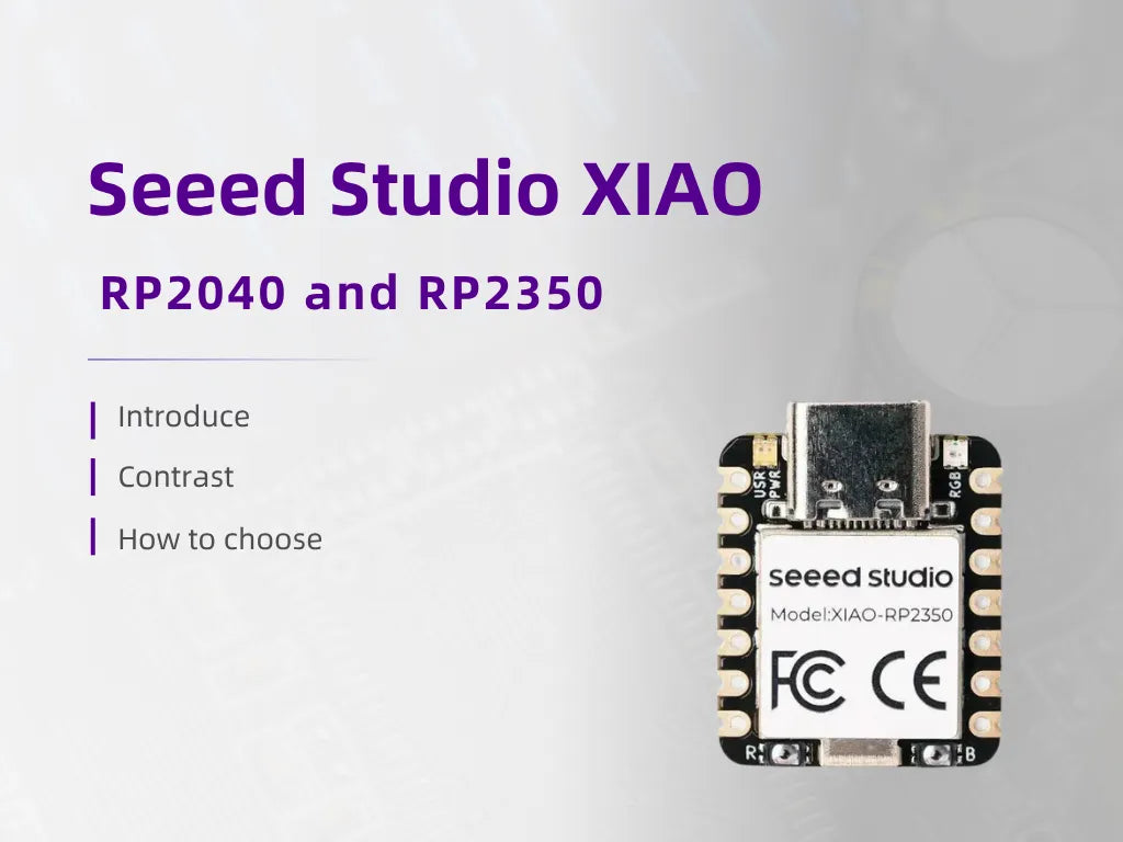 Exploring the Differences in Seeed Studio XIAO RP2040 and RP2350