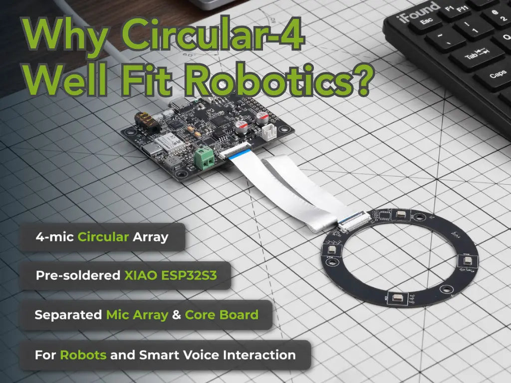 Why the Seeed Studio reSpeaker Flex XVF3800 Circular-4 Makes Sense for Robots, Voice Assistants, and 360-Degree Interaction