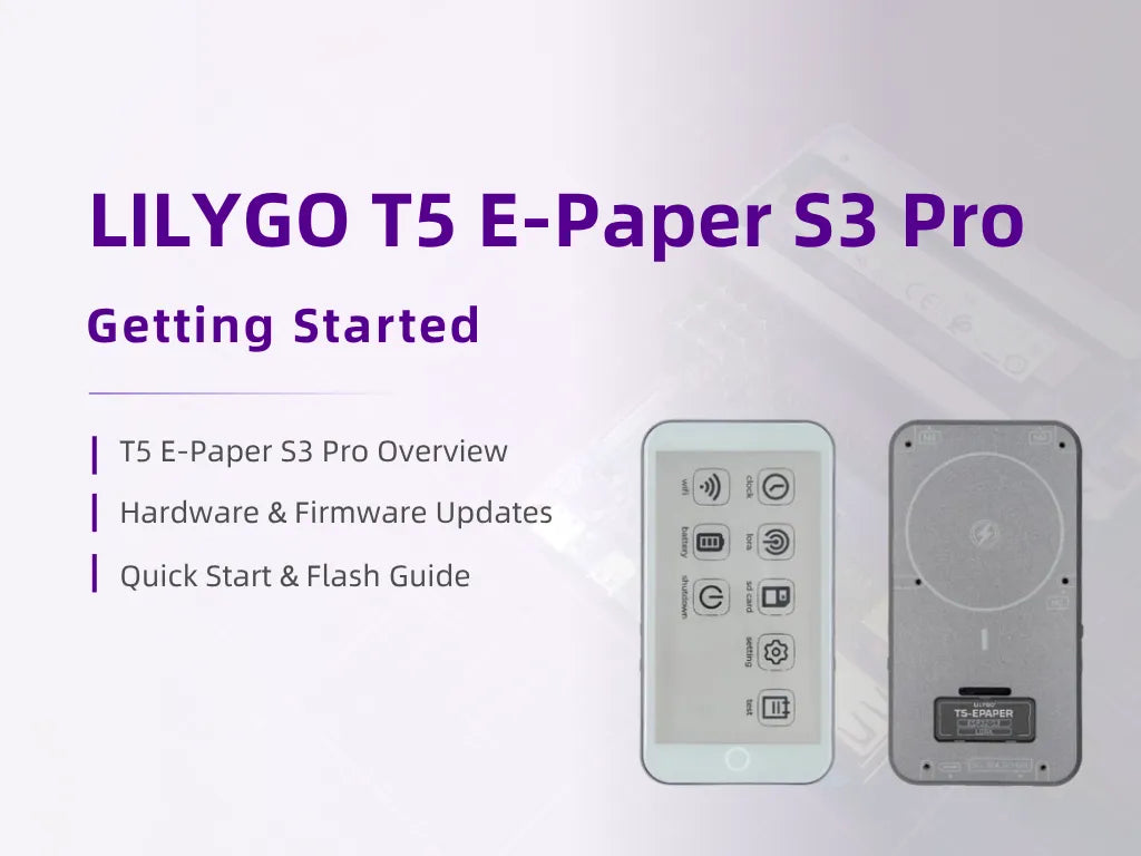 Getting Started with LILYGO T5 E-Paper S3 Pro