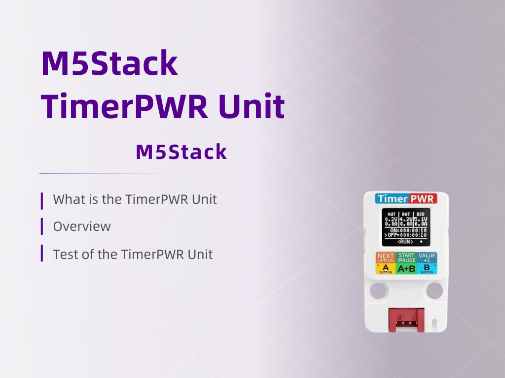 How to Use M5Stack TimerPWR Unit: Full Features Guide