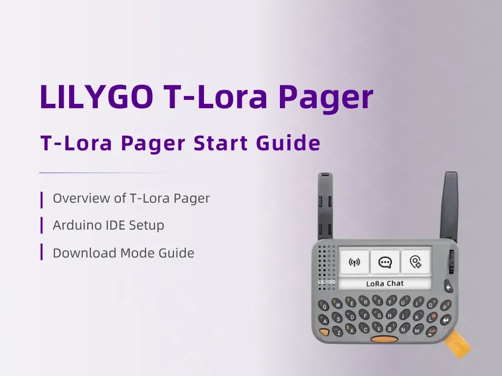 Getting Start with LILYGO T-Lora Pager