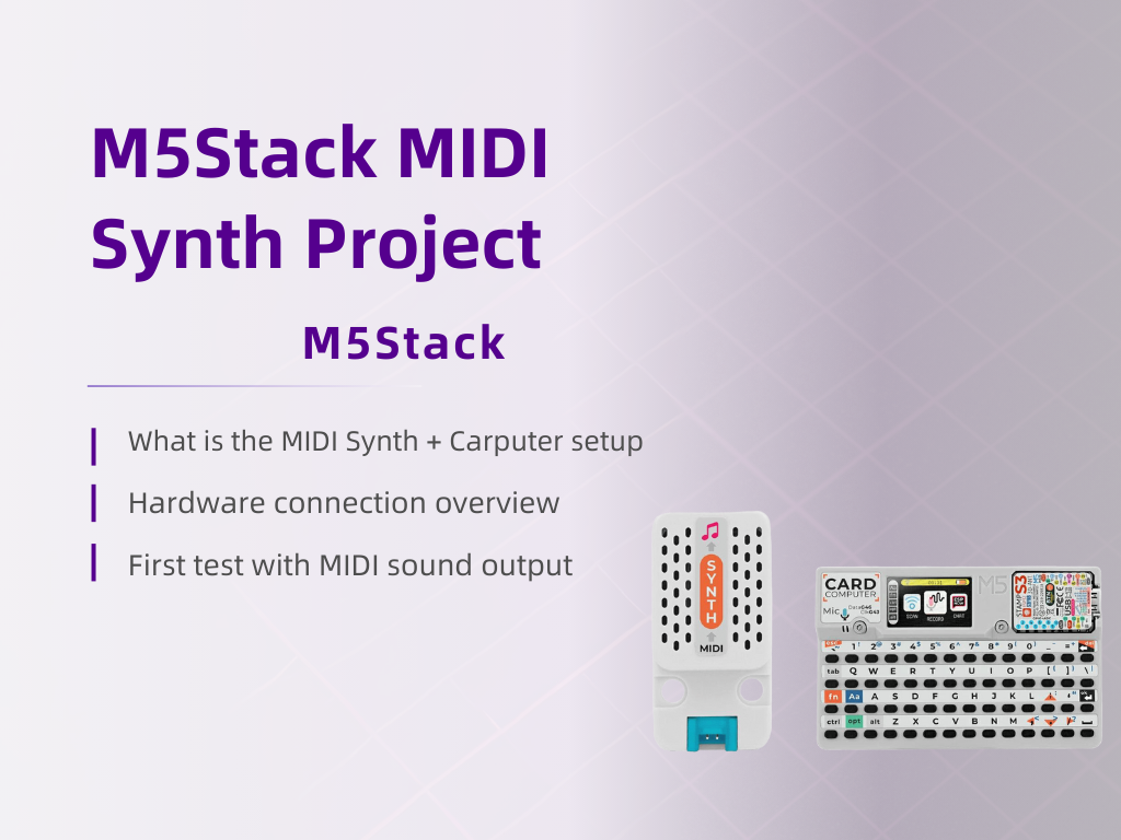 How to Use the M5Stack MIDI Synthesizer Unit?