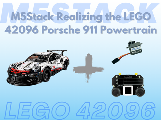 M5Stack Realizing the LEGO 42096 Porsche 911 Powertrain