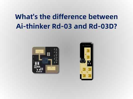 What's the difference between Ai-thinker Rd-03 and Rd-03D?