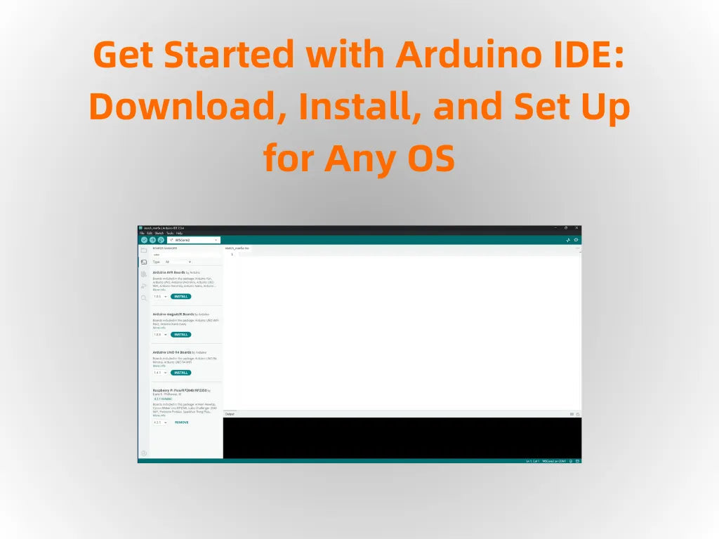 Starte mit der Arduino IDE: Herunterladen, Installieren und Einrichten ...