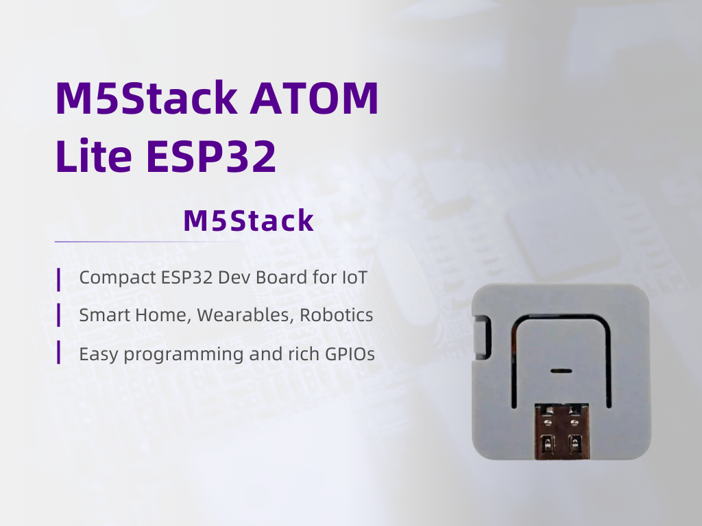 Powerful micro development board - M5Stack ATOM Lite ESP32