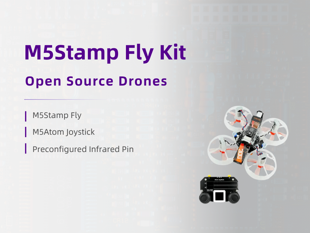 M5Stamp Fly Kit- A €89,90 Open Source Drones with Control