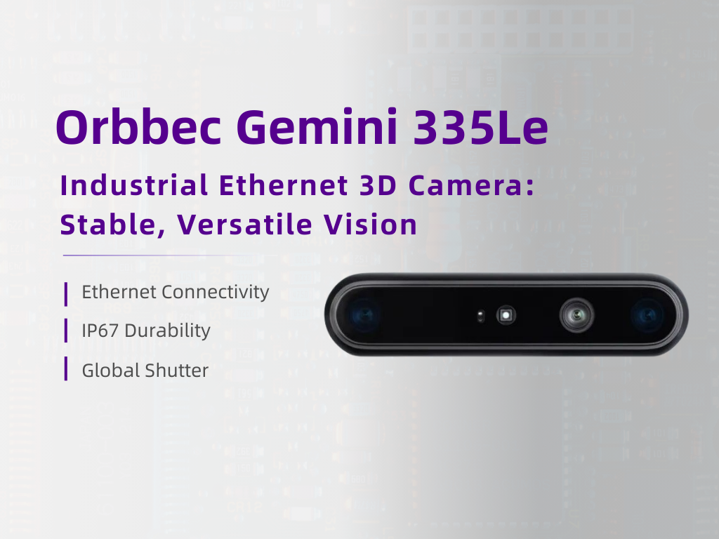 Industry First! Orbbec's Stereo 3D Camera Series Covers Three Major Interfaces, Gemini 335Le Debuts at ProMat 2025