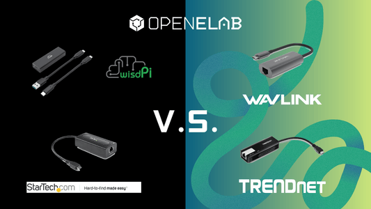 Comparing 5GbE USB-C Network Adapters: Wisdpi, TRENDnet, StarTech, and Wavlink