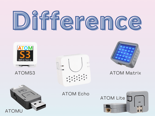 M5Stack ATOM Echo vs Lite vs Matrix vs ATOMU vs ATOMS3