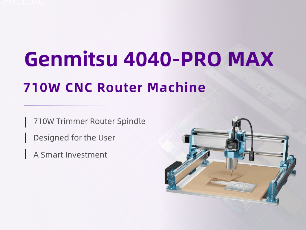 The Desktop Titan: A Deep Dive into the Genmitsu 4040-PRO MAX CNC Router