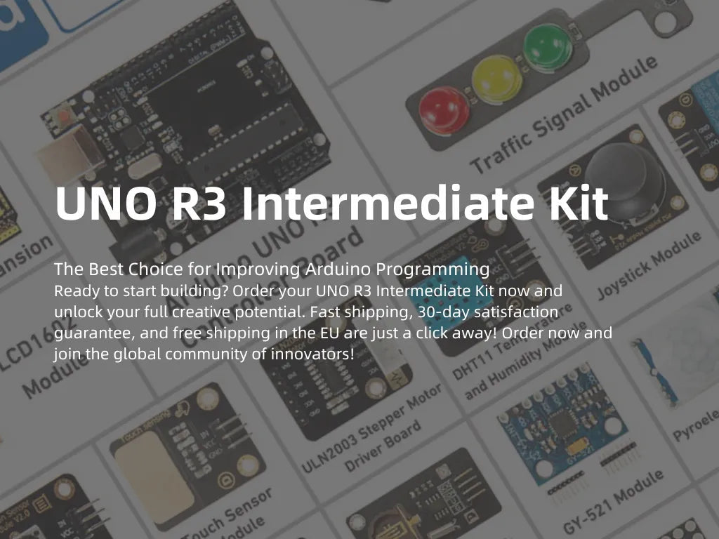 UNO R3 Intermediate Kit: The Best Choice for Improving Arduino Programming