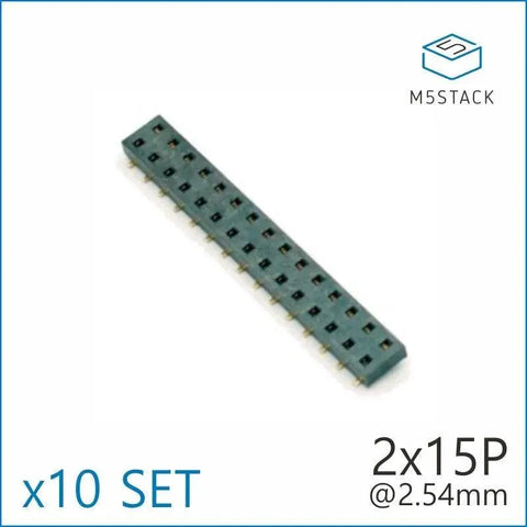 M5Stack 2x15 Pin Headers Socket 2.54mm Male & Female 4 Pair Connector