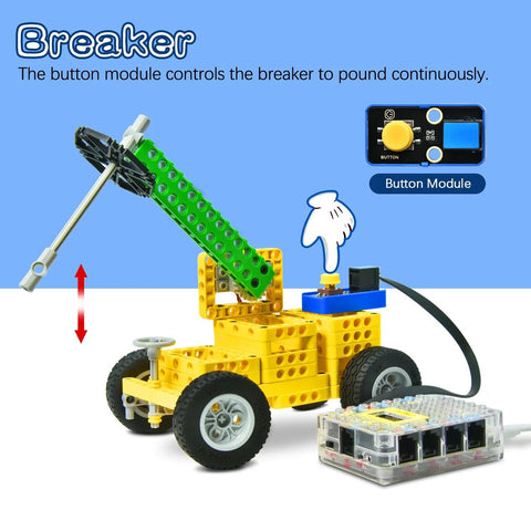 Kit de ingeniería inteligente Kidsbits para Arduino compatible con Lego