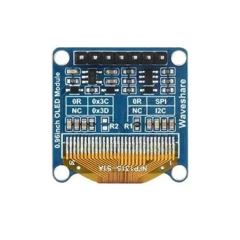 0.96 inch OLED Display Module, 128×64 Resolution, SPI / I2C Communication