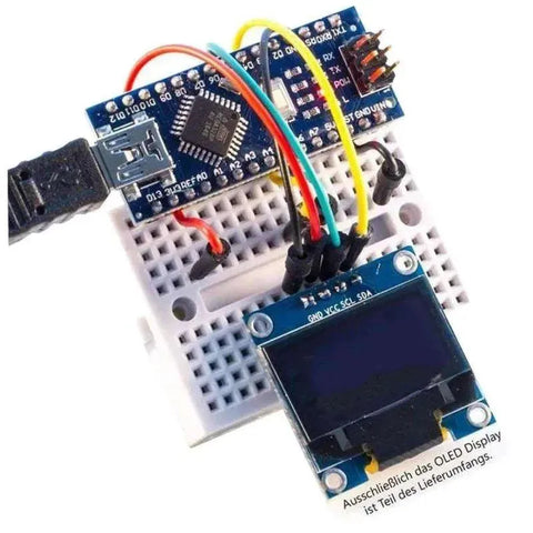 0.96 inch OLED SSD1306 Display I2C 128 x 64 pixels