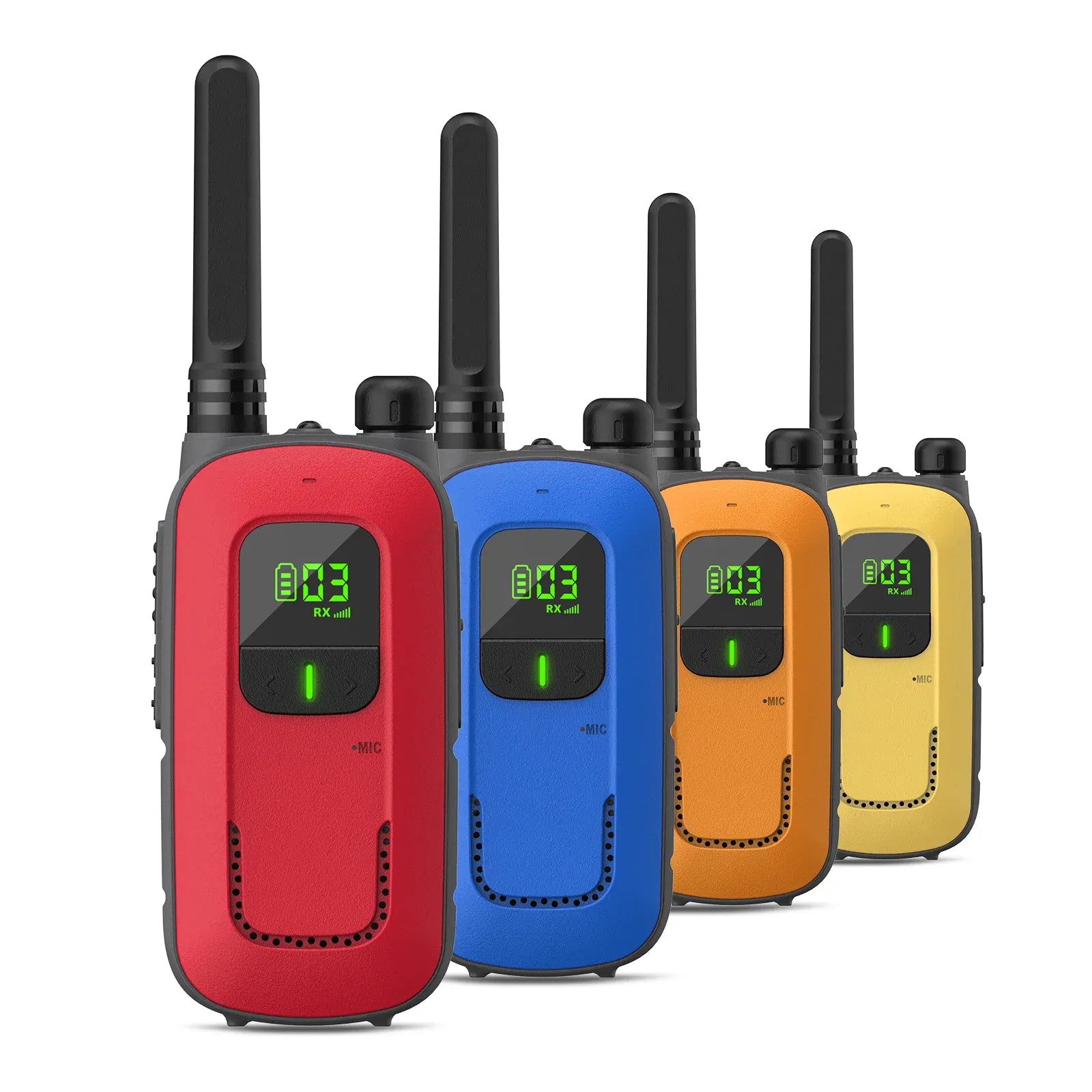 Radioddity PR-T3 PMR446 | Orange Yellow | 1500mAh 2-Pack