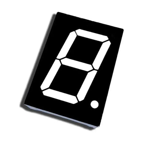 1 Digit 7 - Segment LED Display 1 inch 25.4 mm