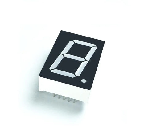 1 Digit 7-Segment LED Display 1 inch 25.4 mm - OpenELAB