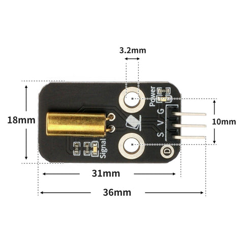 SW-520D Angle Sensor Ball Tilt - OpenELAB