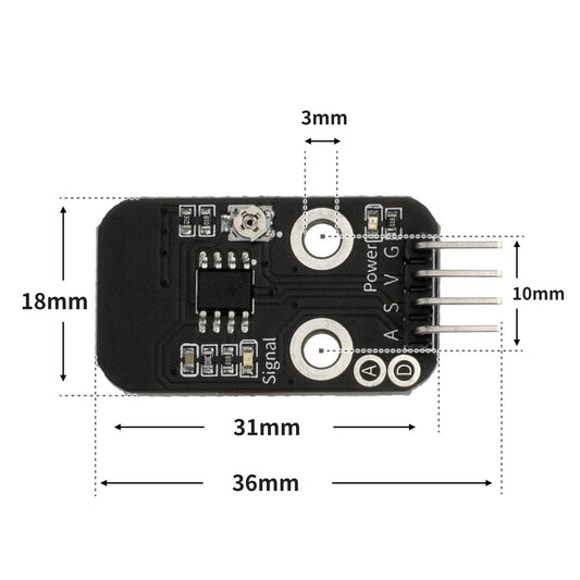 Digital Signal Analog Sensor for Water Vapor - OpenELAB