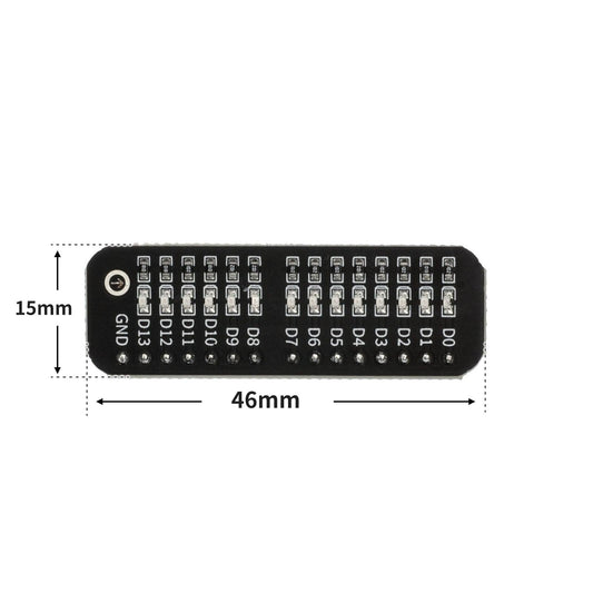 LED Running Light Digital Port Module - OpenELAB