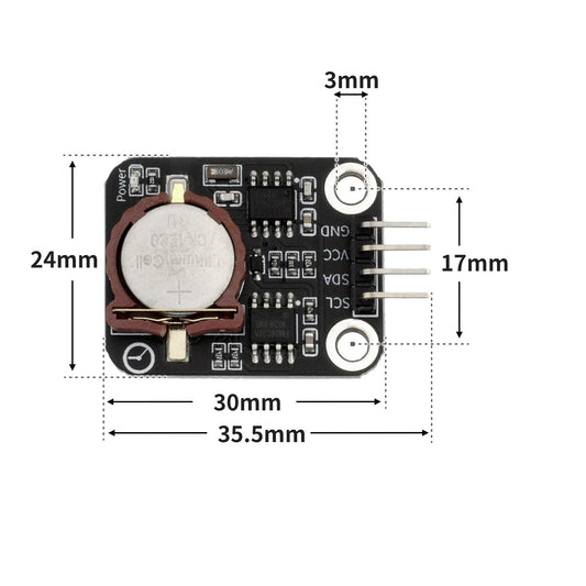 DS1307 RTC Real-Time Clock Module - OpenELAB