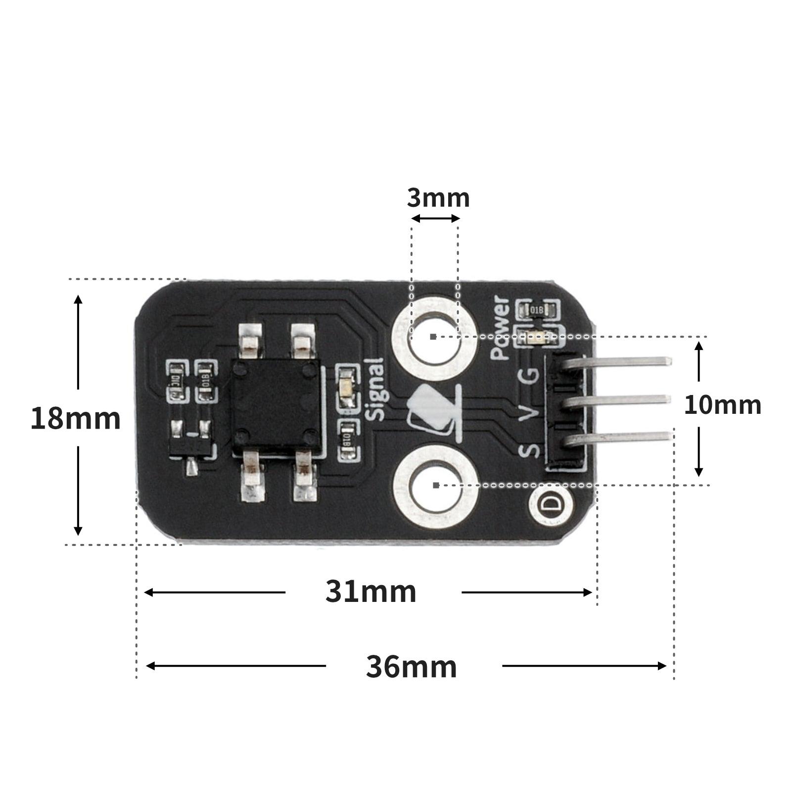 4-Way Tilt Sensor Tilt Switch Vibration Sensor - OpenELAB