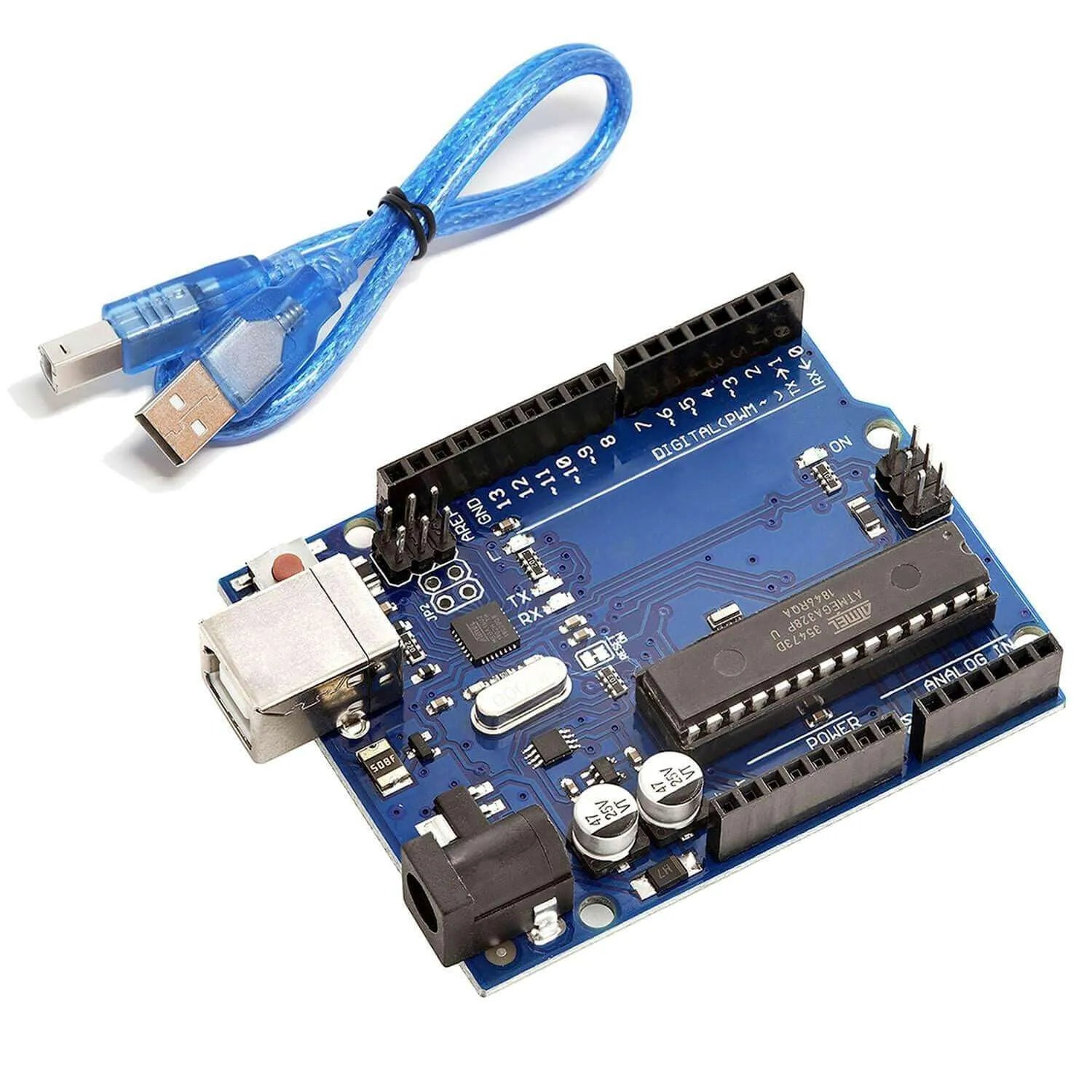 ELAB-ATmega328DIP Board Microcontroller Board - OpenELAB