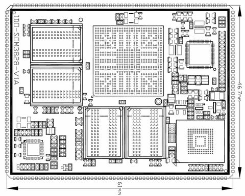 IDO-SOM3828 - an ultra-small SOM (System On Module) - OpenELAB