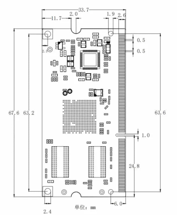 IDO-SOM3022-V1.0 SOM module 64-bit CPU with Android/Linux - OpenELAB