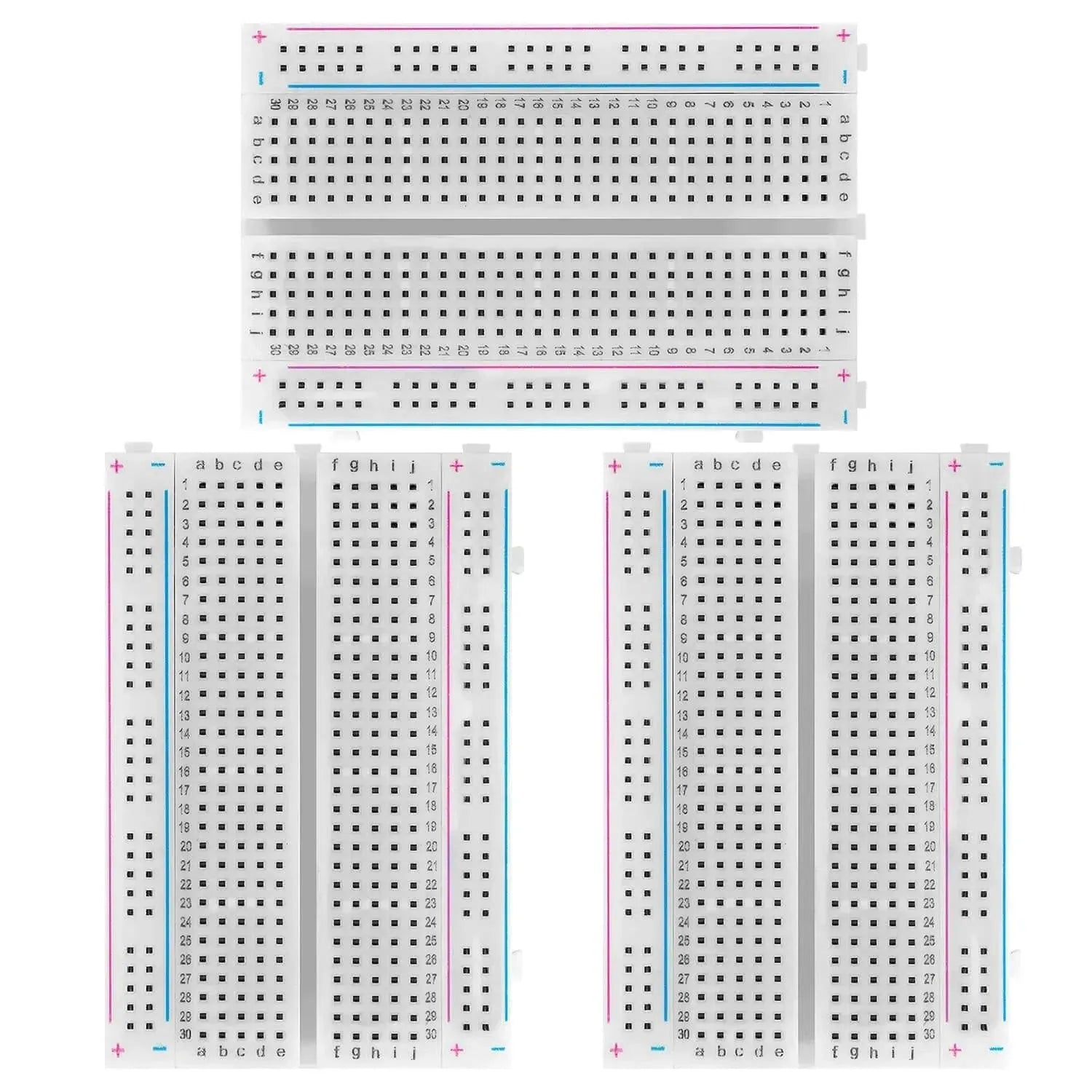 Breadboad Power Rails Mini Breadboard 400 PIN With 4 Power Rails For Jumper Cable – OpenELAB