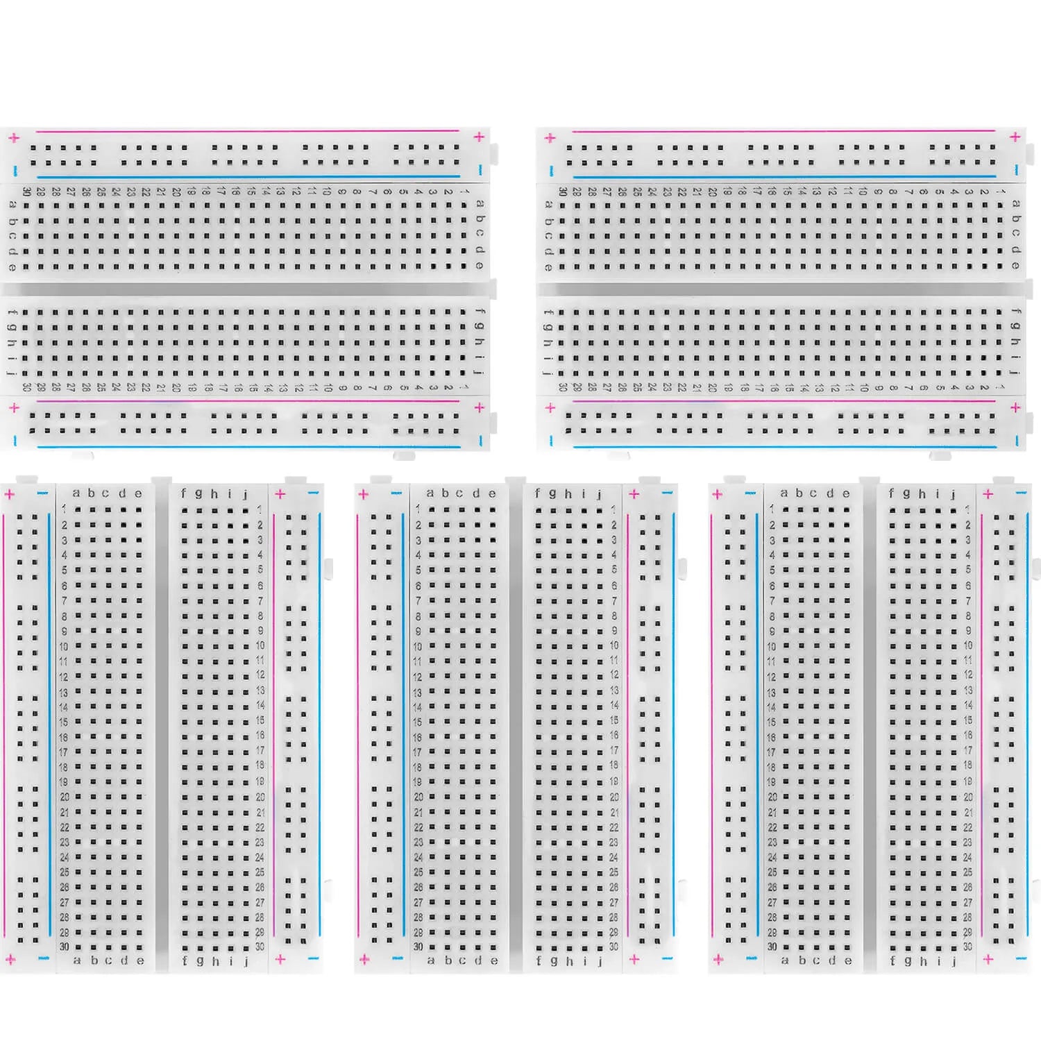 Mini Breadboard 400 PIN With 4 Power Rails For Jumper Cable - OpenELAB