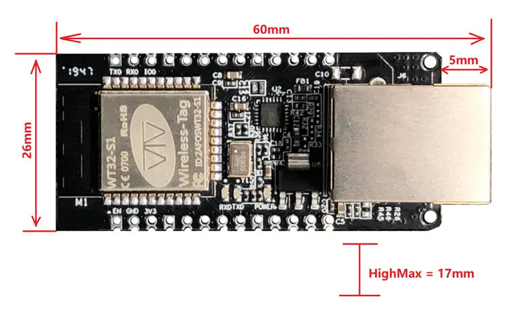 WT32-ETH01 - a Ethernet module - OpenELAB