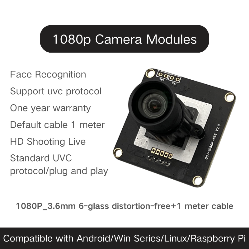 Module de caméra grand angle USB 1080P 1080P OV2710