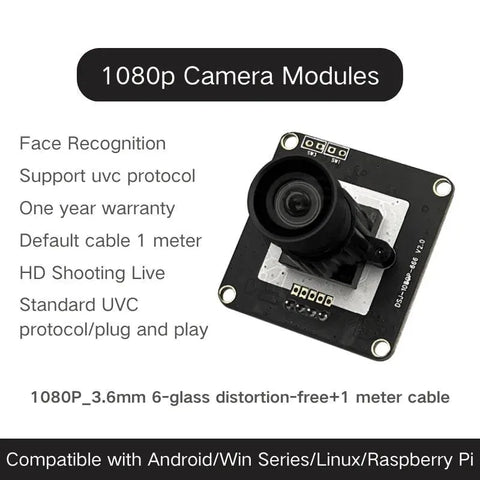 1080P USB Wide Angle Camera Module 1080P OV2710