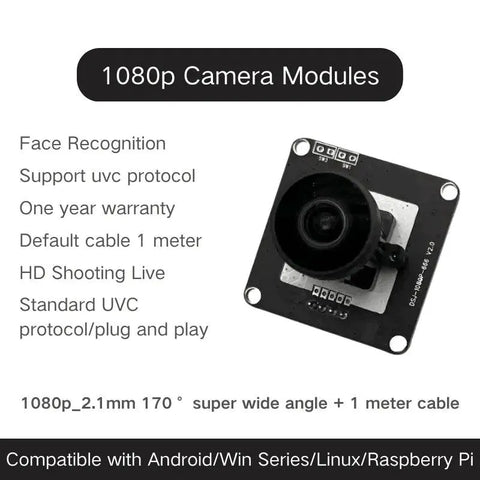 1080P USB Wide Angle Camera Module 1080P OV2710