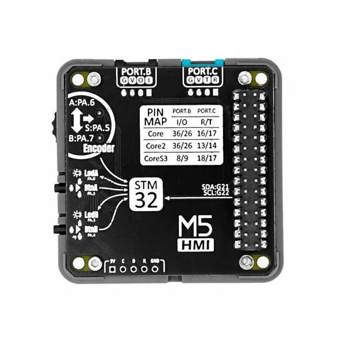 HMI Module with Encoder and 500mAh Battery (STM32F030)