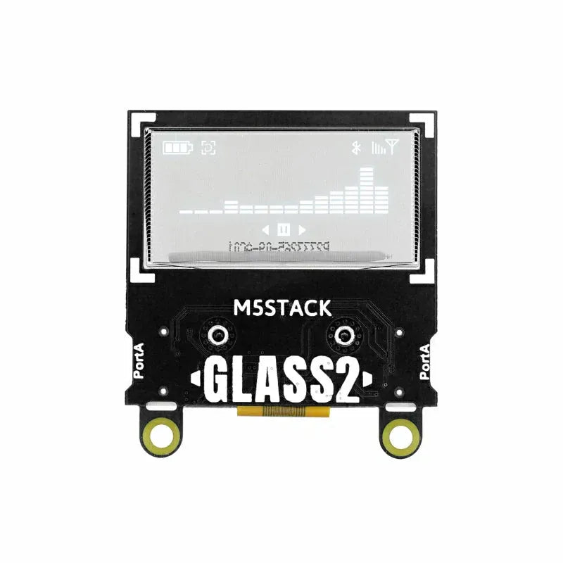 M5Stack Glass 2 Unit w/ 1.51inch Transparent OLED - OpenELAB